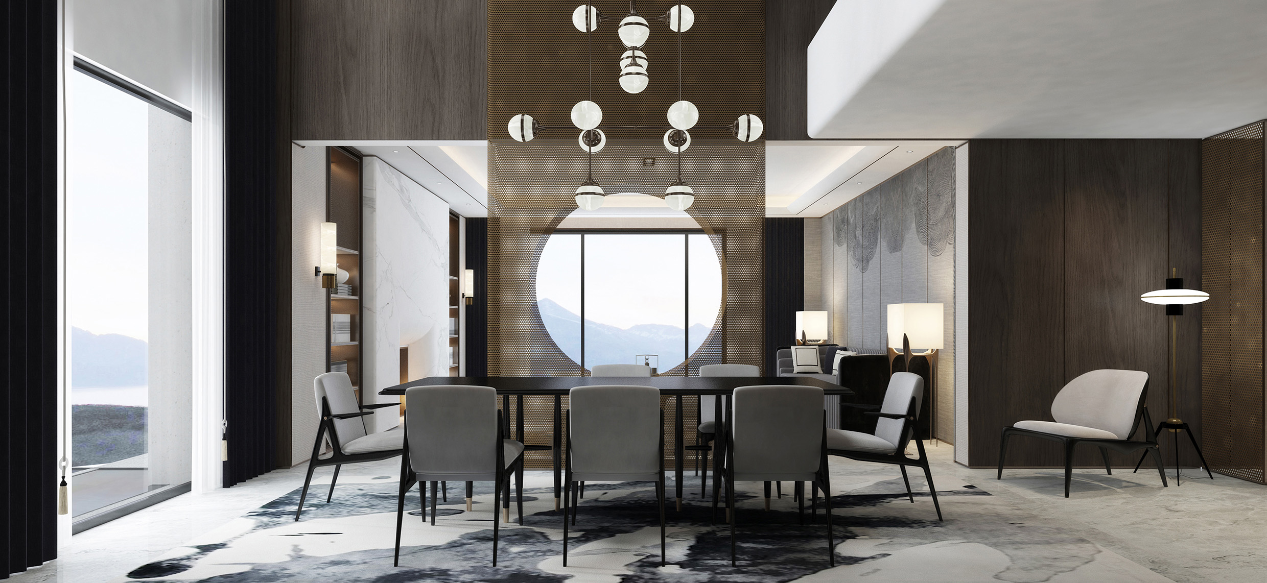 Contemporary luxury dining room furniture