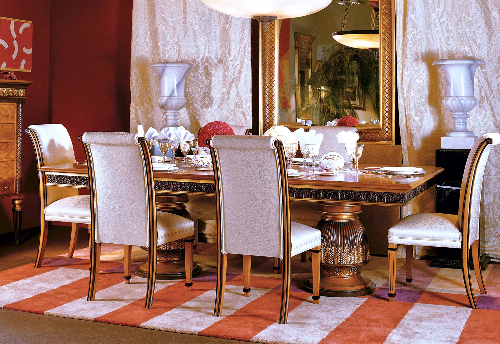 luxury dining room set
